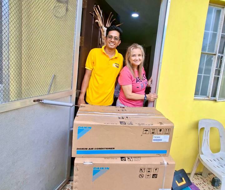 Daikin unit delivery